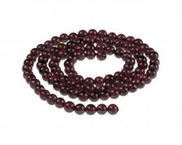10 Gemstone Beads Garnet Bead 4mm