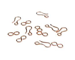 1 Hook Eye Clasps Copper Figure Eight Clasp 12mm 