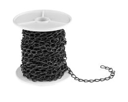 1m Gunmetal Curb Chain Antique Black Chains 4.8mm