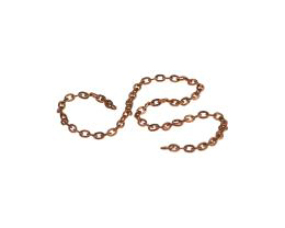 10cm Vintage Copper Plated Cable Chain Open 1.5mm