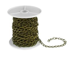 1m Bronze Curb Chain Antique Gold Chains Open