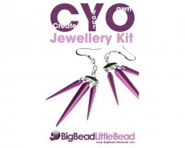 CYO Earrings Jewellery Kit Edgy Lavender Spike