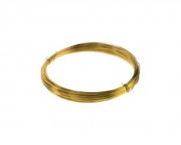 1 Jewellery Making Wires Gold Plated 0.4mm x 15m
