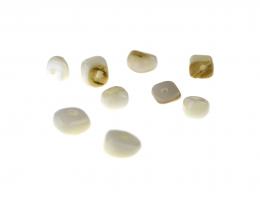 10 Vintage Natural Beads Mother Pearl Japanese