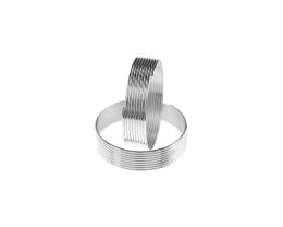 9 Memory Wire Coils Silver For Ring Making 20mm