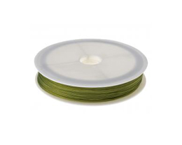 1 Tiger Tail Beading Wires Olivine 0.38mm x 70m