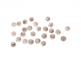 50 Glass Beads Cocoa Brown Marbled Bead 4mm