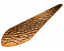 1 Vintage Pendants Metal Copper Teardops 88mm