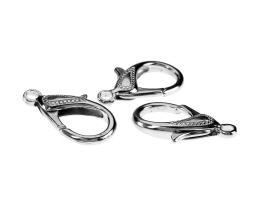 1 Lobster Clasps Silver Trigger Clasp Large 31mm