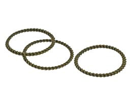 1 Jewellery Connectors Rings Bronze Closed 25mm