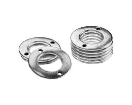 1 Jewellery Connector Rings Silver Discs 20.5mm