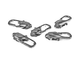 1 Vintage Lobster Clasps Silver Trigger Clasp 22mm