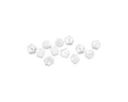 20 Earring Backs Rubber Flower Ear Nuts 4mm x 3mm