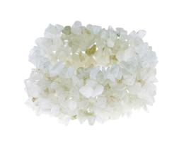 1 Stretch Gemstone Bracelets Moonstone Chips 18cm