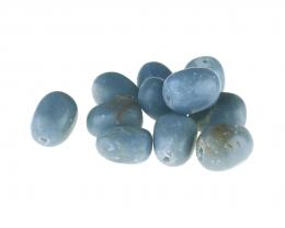 10 Gemstone Beads Angelite Blue Nugget Bead 14mm
